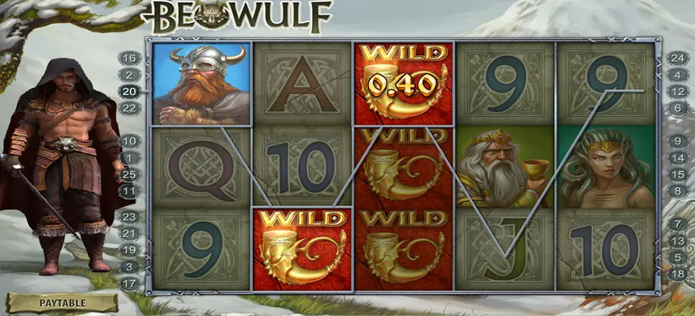 Беовульф игровой автомат Квикспин. 