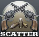 Два револьвера Scatter символ. 