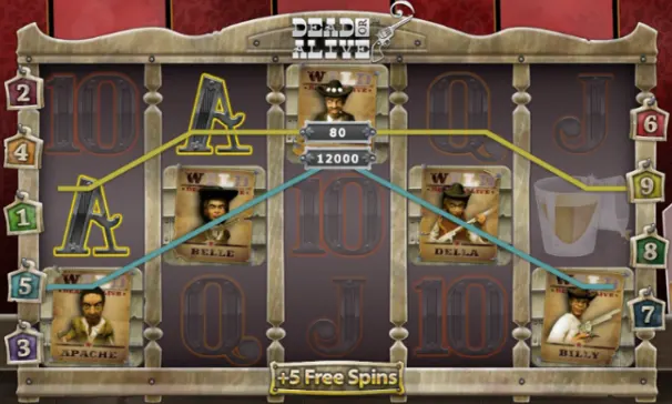 Бесплатные вращения в Dead or Alive онлайн.