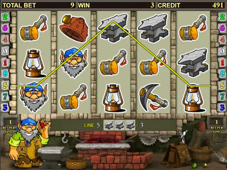 Игровой автомат Gnome. 