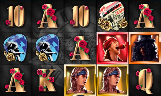 Игровой автомат Guns and Roses онлайн.