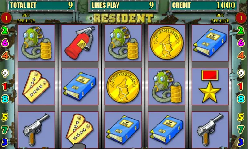 Игровые автоматы играть бесплатно Резидент.