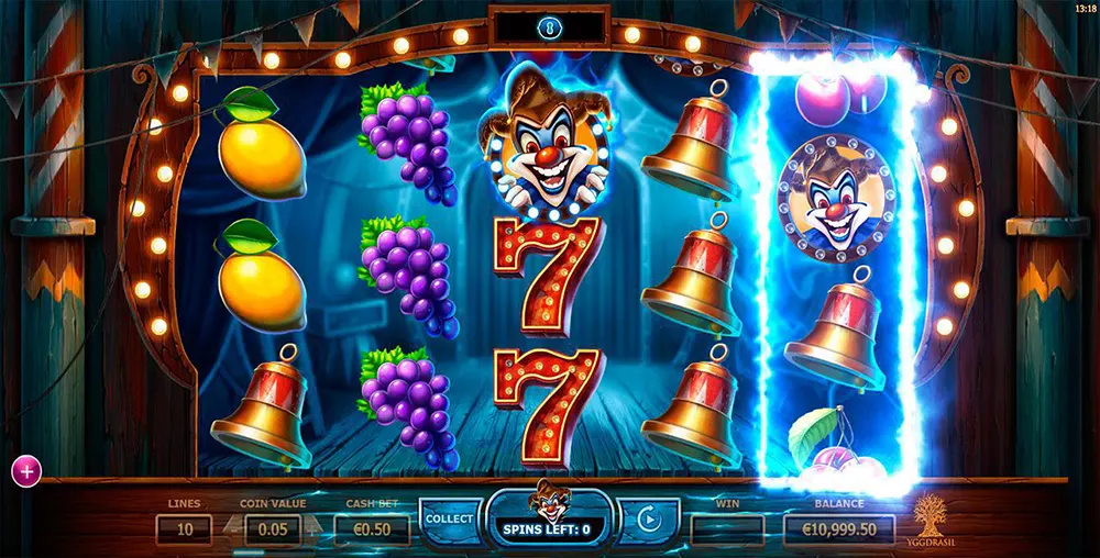 Игровой автомат Wicked Circus. 